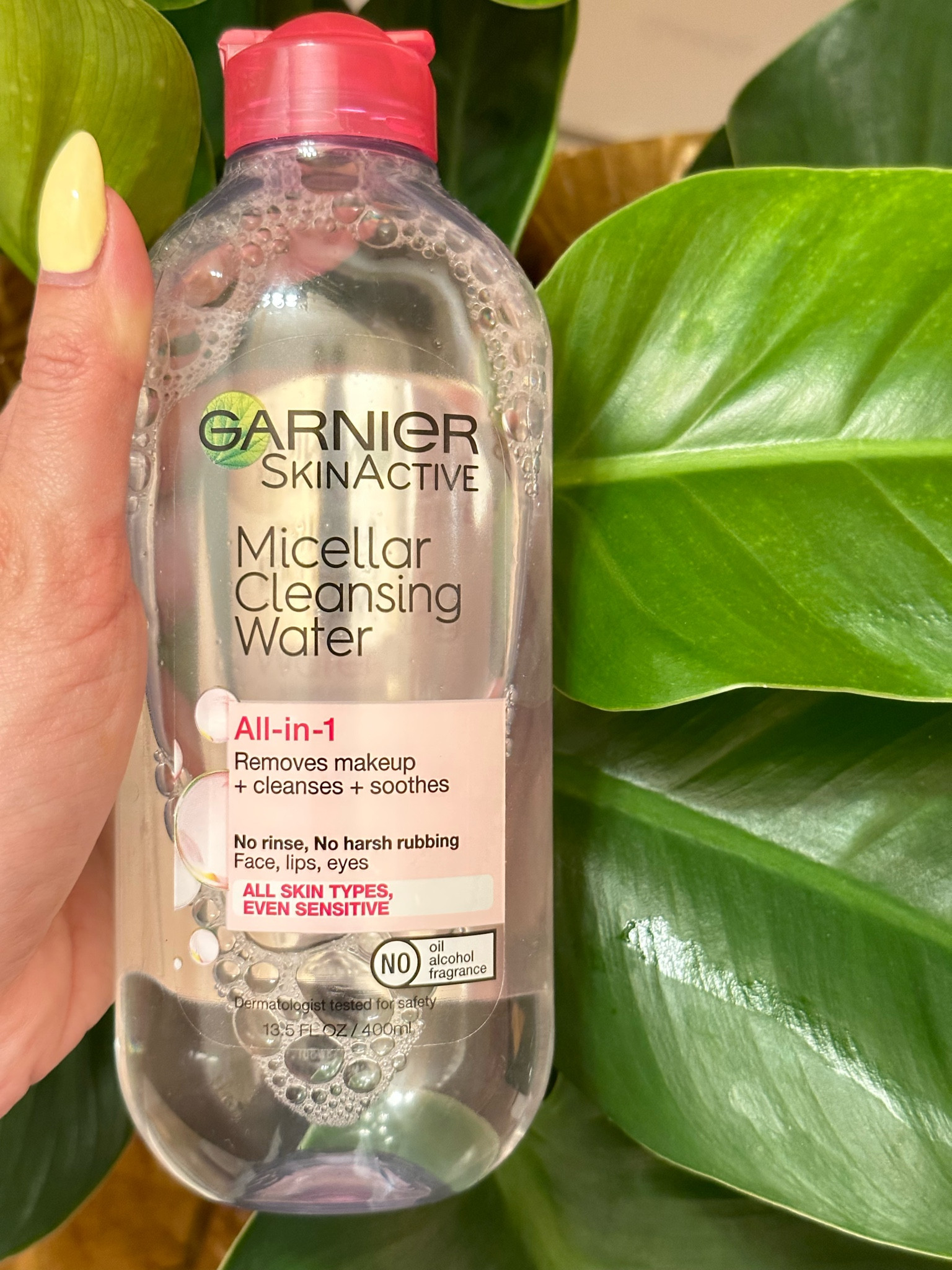 Garnier SkinActive Micellar Cleansing Water All in 1 Makeup Remover Cleanses - my favorite for years, I’ve been using it since I remember!  Currently on sale  🌸

#LTKsalealert #LTKbeauty