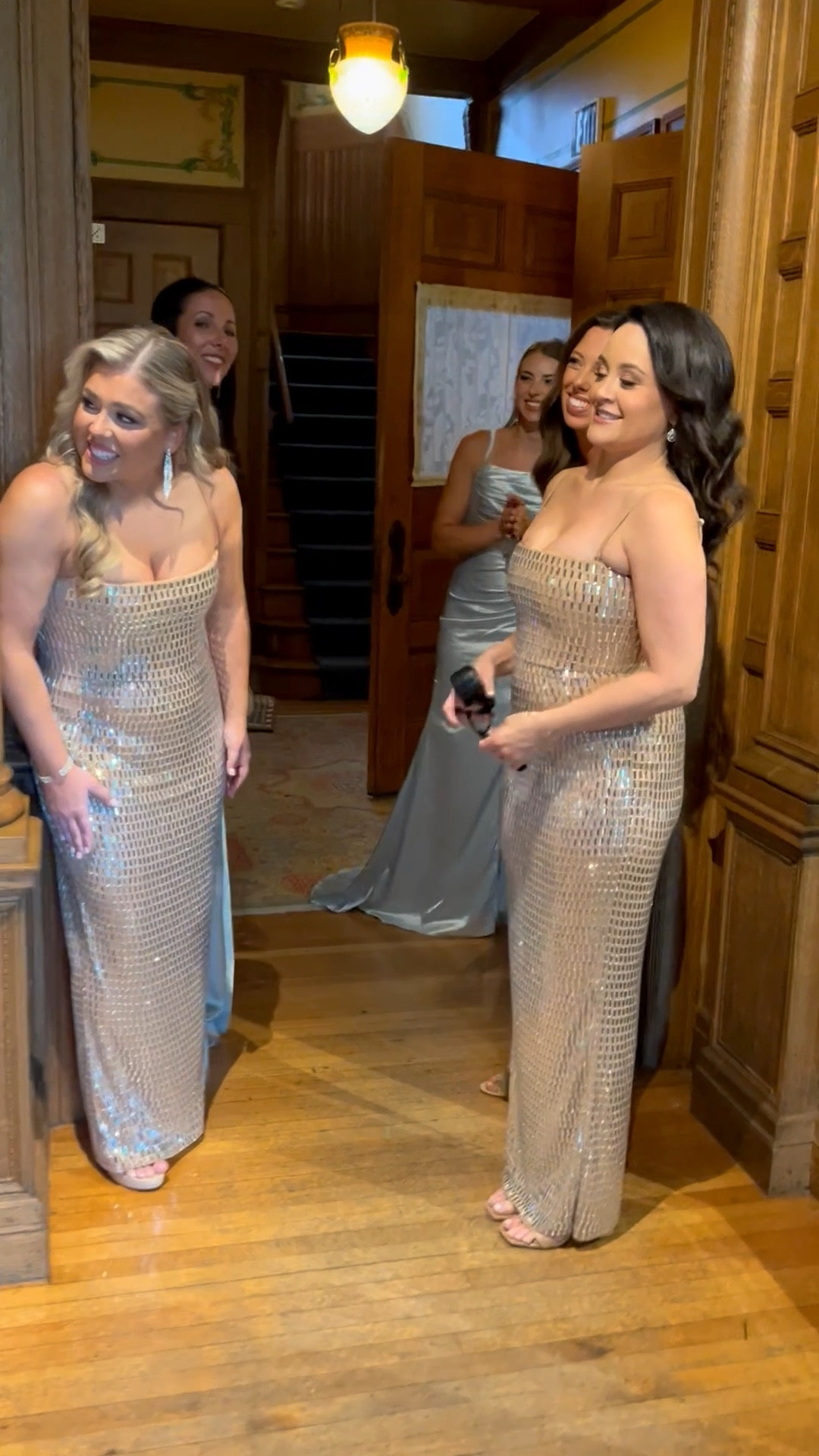 My bridesmaid dresses ✨

Embellished and shimmering from every angle. I could NOT imagine a more perfect dress to represent me and my beautiful ladies. This is the only dress I even looked at. I found it before I found my wedding dress and I love it so much I want one of my very own to wear.

I think this will be perfect for date nights an another way to always remember our special day every time I wear it. 

It flattered each of my 4 bridesmaids figures and they lit up like discoballs on the dance floor. I paired it with a simple bouquet with long ribbons that almost kissed the floor as they walked. 

Would you put your bridesmaids in this? 

#LTKParties #LTKWedding #LTKStyleTip