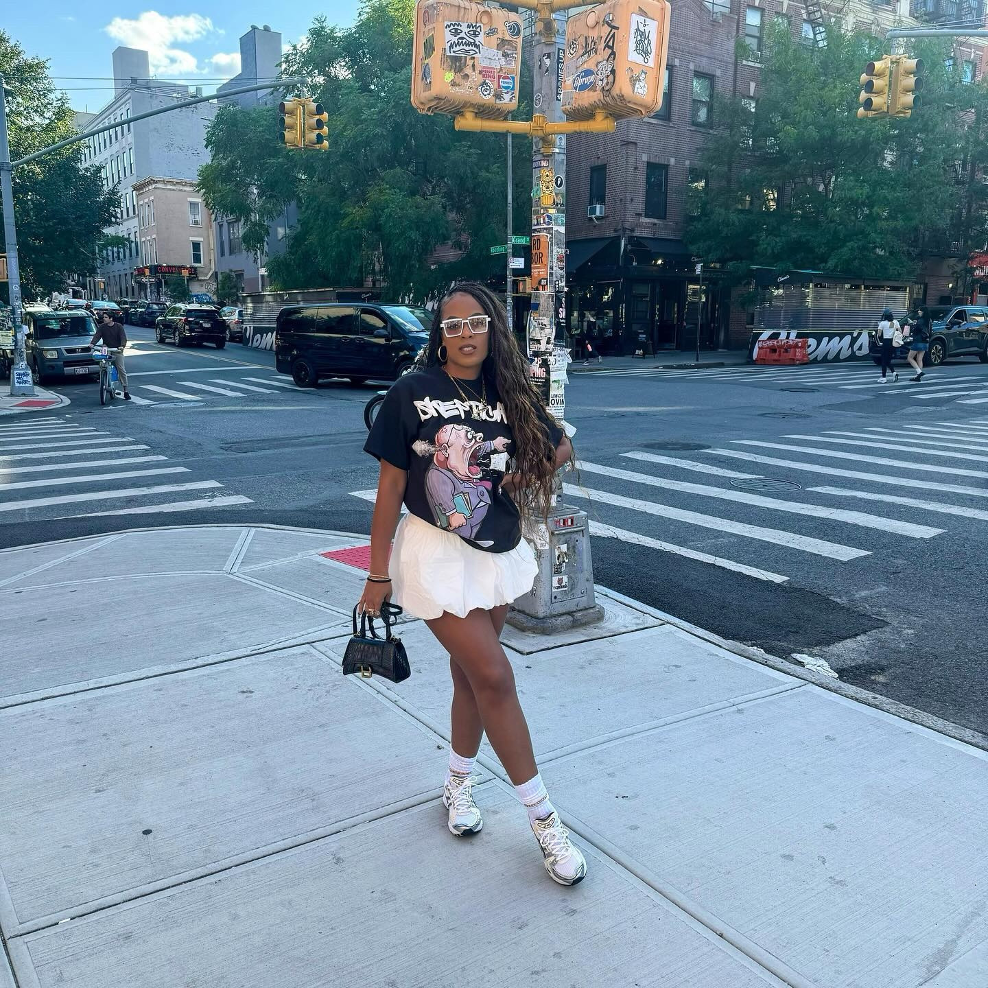 Livin and givin ✨ 

Huge shoutout to @skeptical.bidness_ for the tee 🙏🏽🙌🏽

#outfitoftheday  #styleblogger #stylebolggerstyle #fashionista #instafashion  #trending #styleinfluencer #streetwear #streetwearfashion #nyc