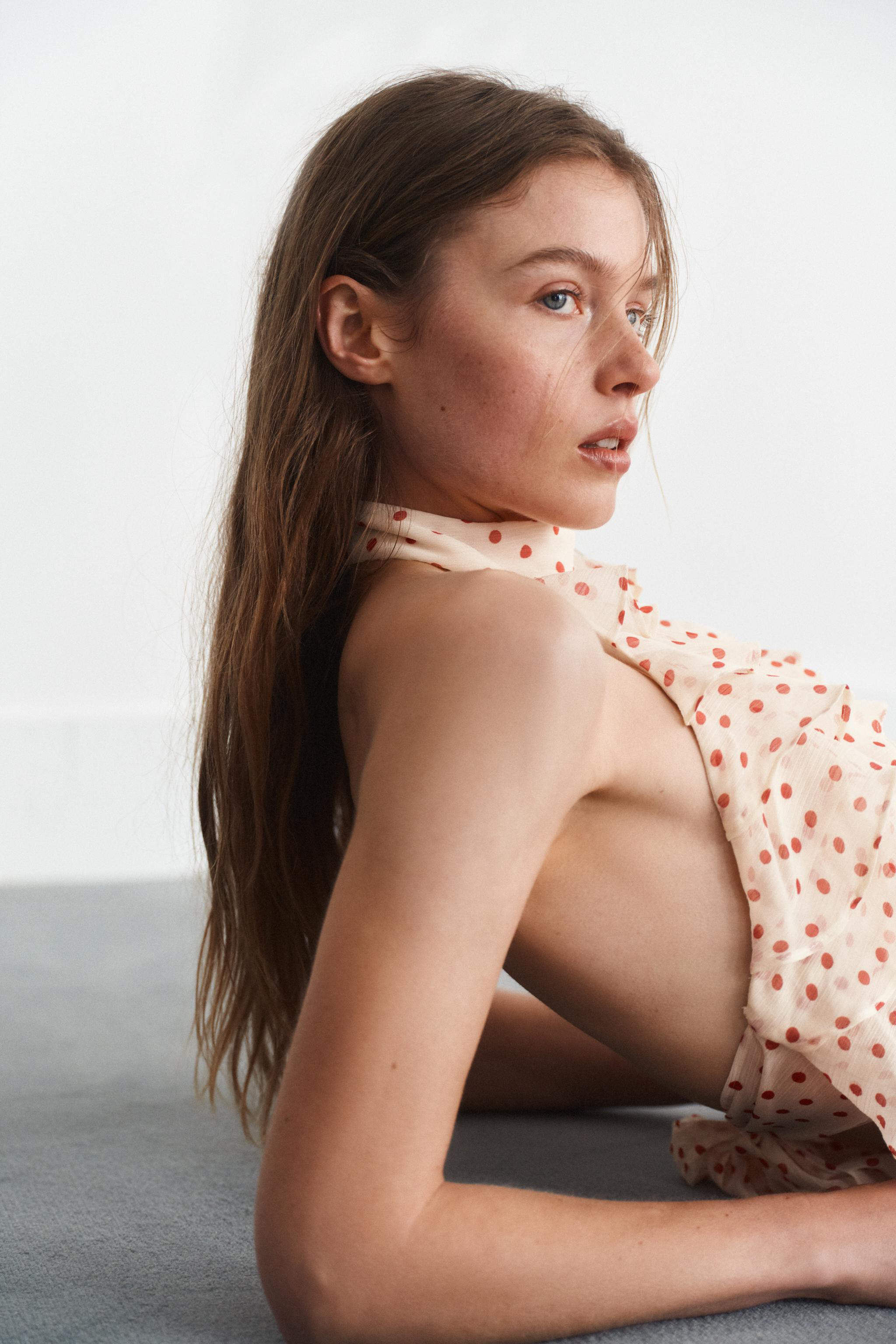 GEORGETTE HALTER TOP | Zara US