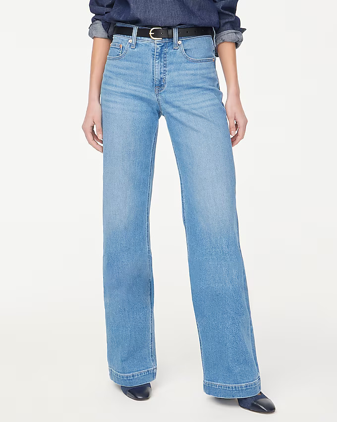 Classic wide-leg jean in all-day stretch | J.Crew Factory