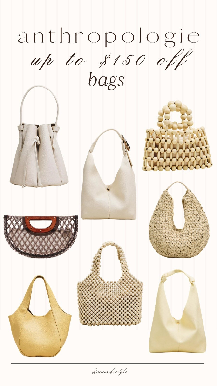 ANTHROPOLOGIE buy more, save more $50 off $150 / $100 off $300 / $150 off $500

summer bags, vacation bags, anthropologie bags, annabrstyle

#LTKSaleAlert