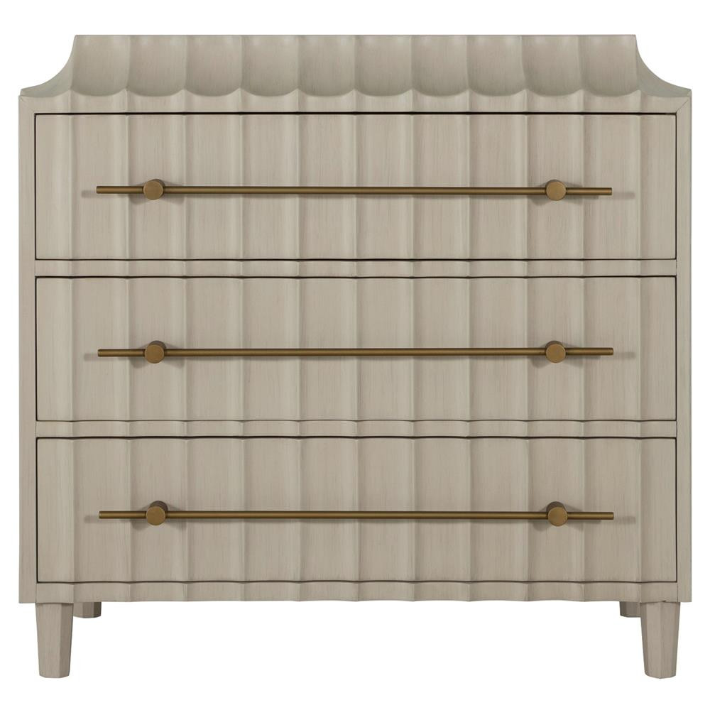Gabby Merigold Modern Classic Sesame White Chest | Kathy Kuo Home