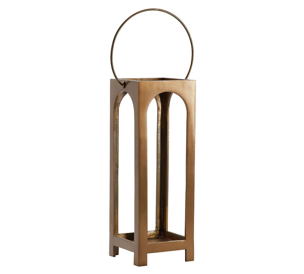 Danika Handcrafted Brass Lanterns | Pottery Barn (US)