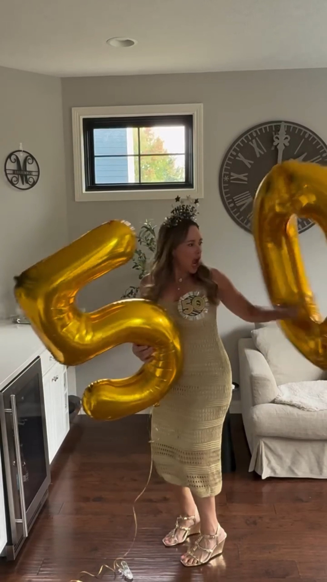 This stunning gold dress is on sale!!!  Every time I wear this I have so many strangers compliment me on it!  Highly recommend.  I’m 50 yrs old-5’5”-140lbs and wearing a small.


#LTKFindsUnder50 #LTKOver40 #LTKSaleAlert