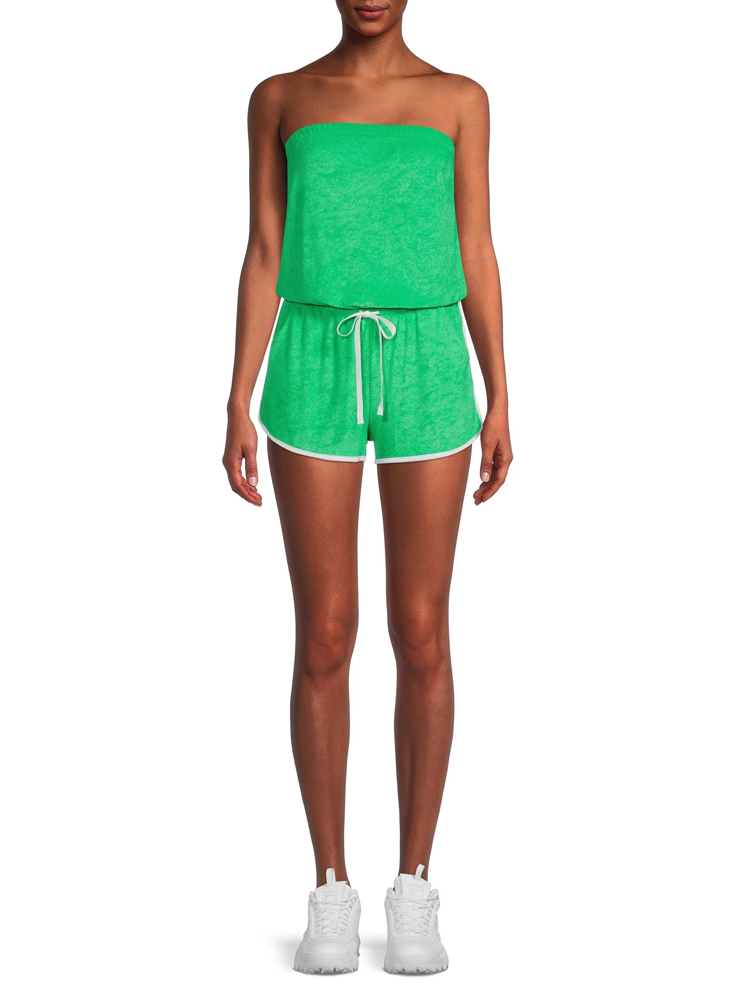 No Boundaries Juniors Terry Romper | Walmart (US)