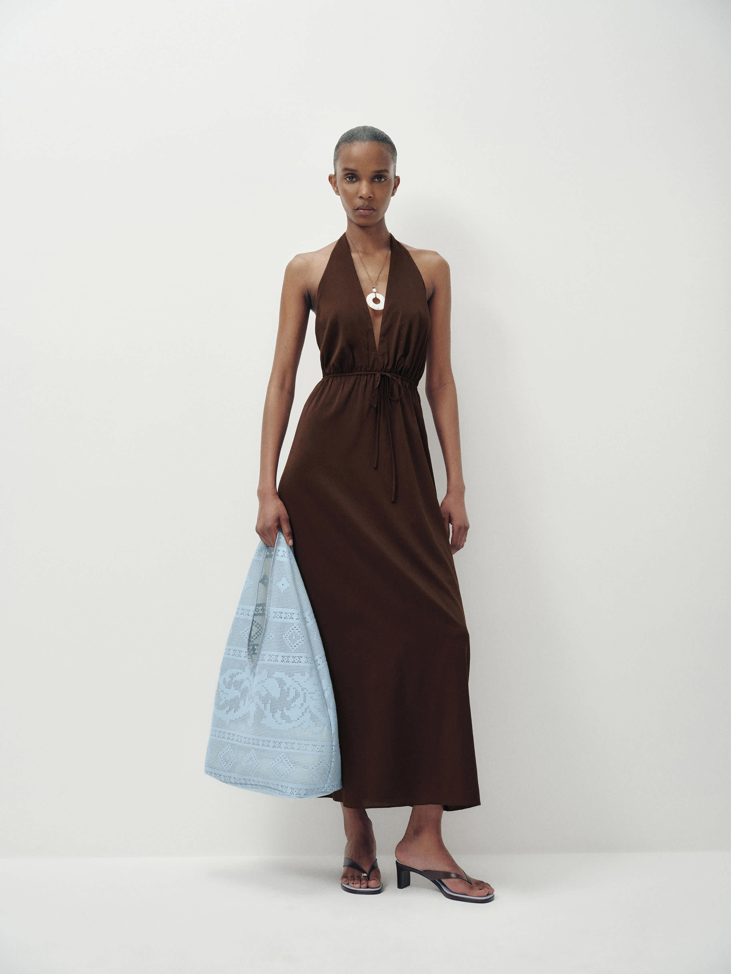 Reformation Kiran Dress Brown 10 | Reformation (Global)