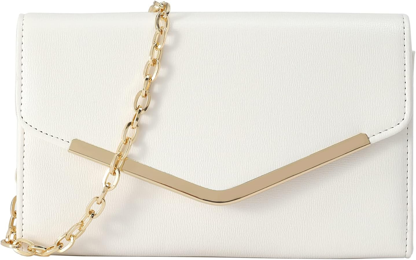Clutch Purse Evening Bag for Women，Envelope Handbag With Detachable Chain | Amazon (US)