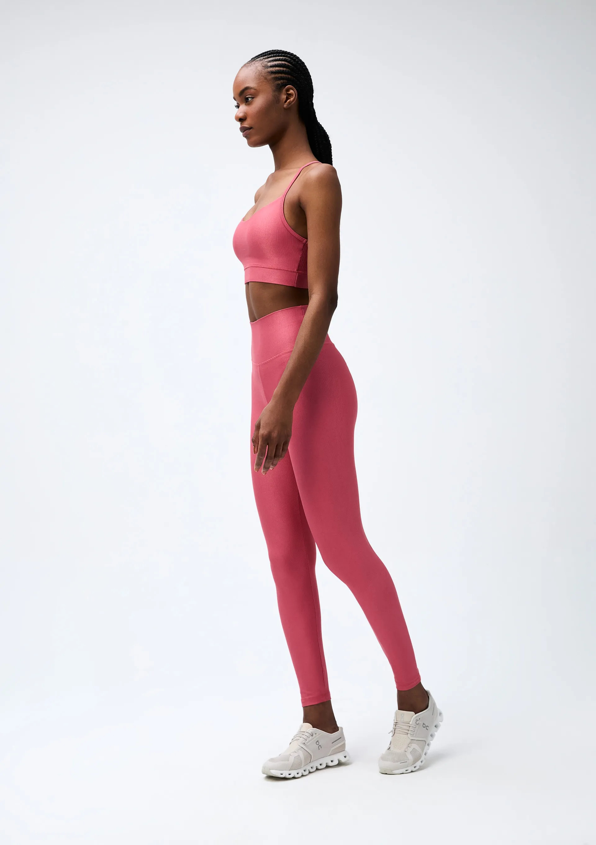 Calça Legging Esportiva Proteção UV - Rosa | Hering (BR)