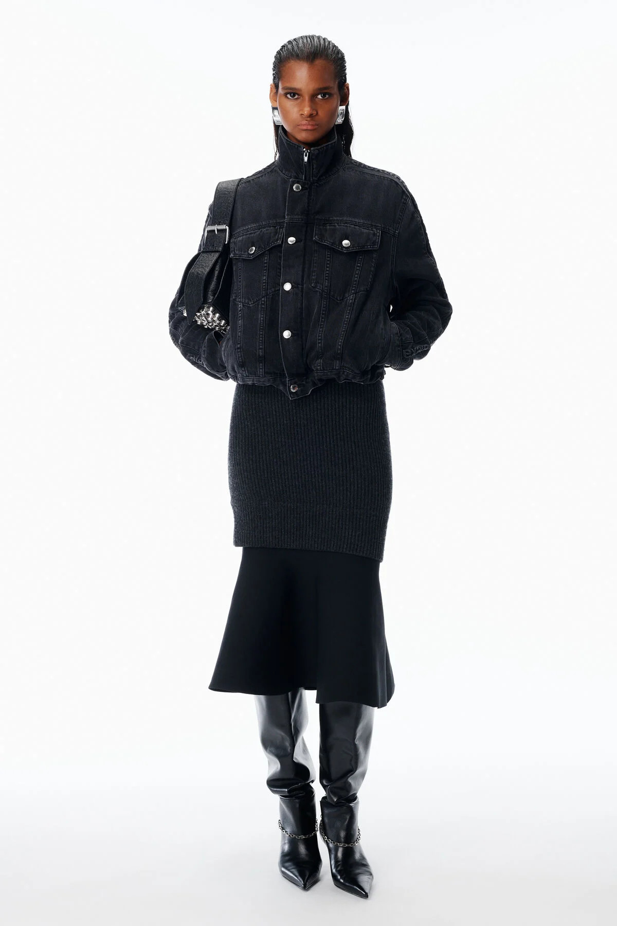 Denim Track Jacket | Alexander Wang US