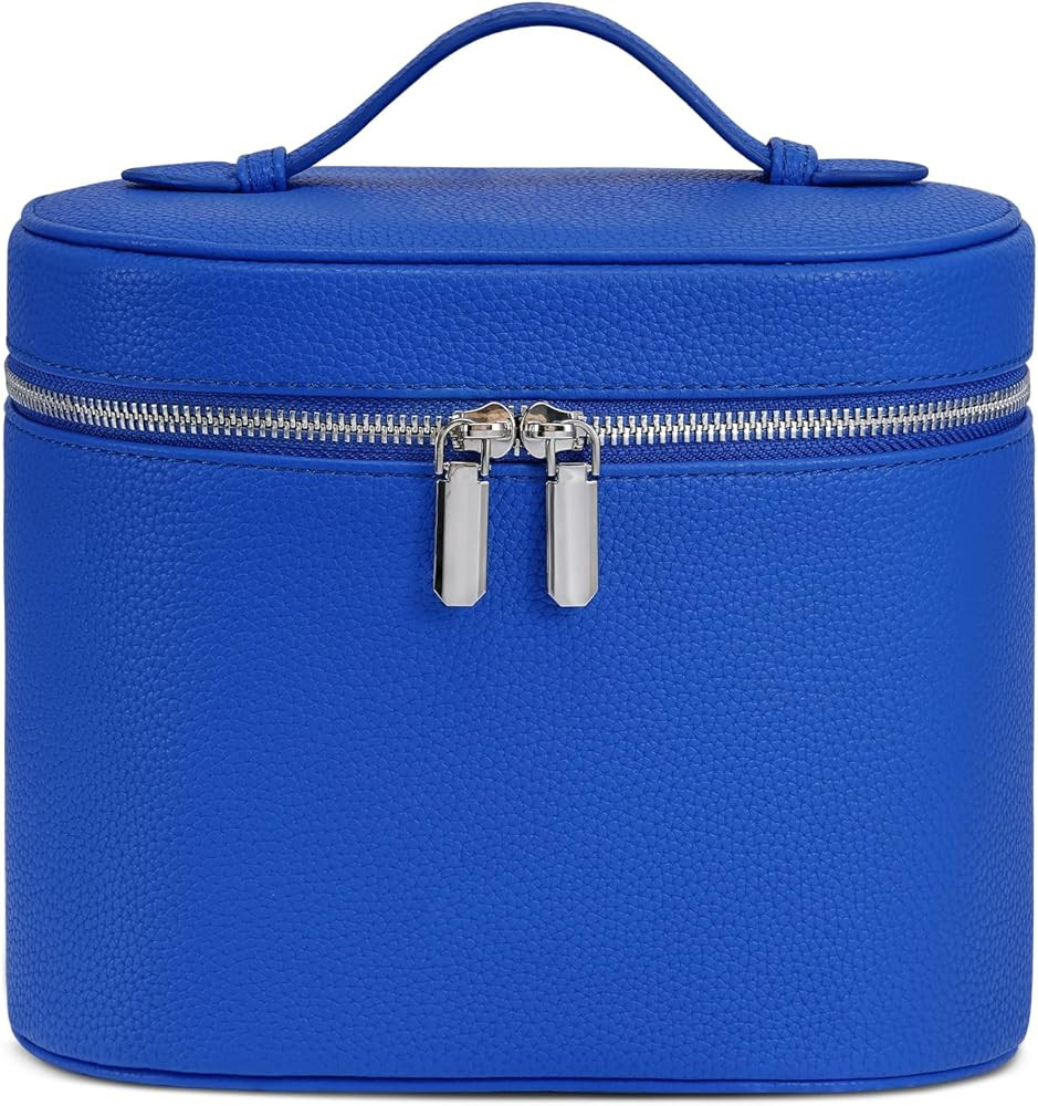 honitty Makeup Bag, Travel Make up Case with Compartments and Handle, Portable Cosmetic Organizer... | Amazon (US)