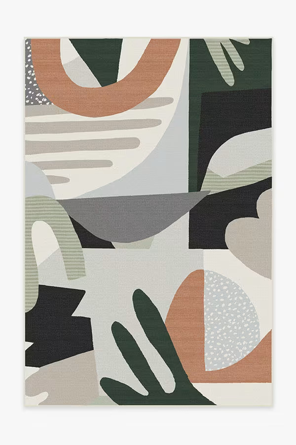 Outdoor Medley Desert Sage Rug | Ruggable | Ruggable