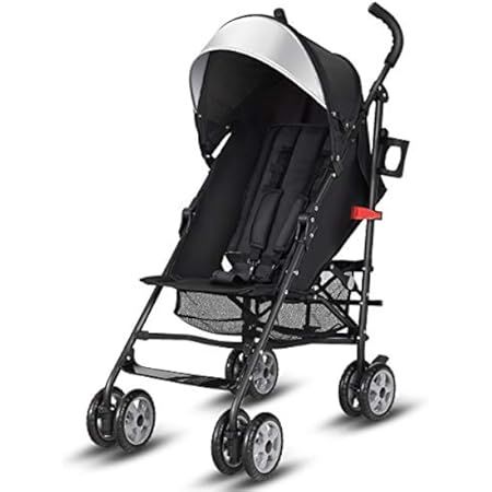 Summer 3Dlite Convenience Stroller, Jet Black - Lightweight Stroller with Aluminum Frame, Large Seat | Amazon (US)
