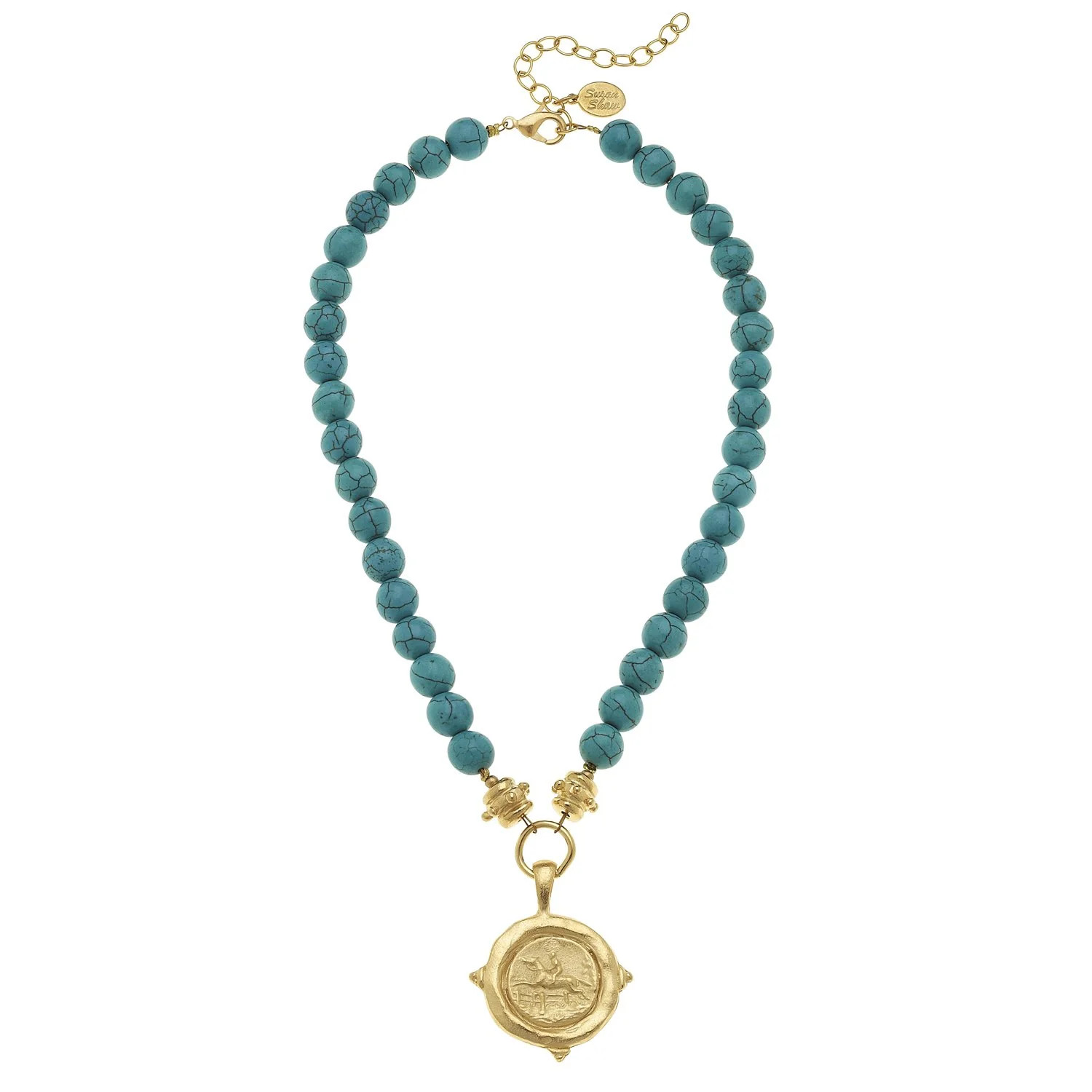 Equestrian Intaglio Stone Necklace | Susan Shaw