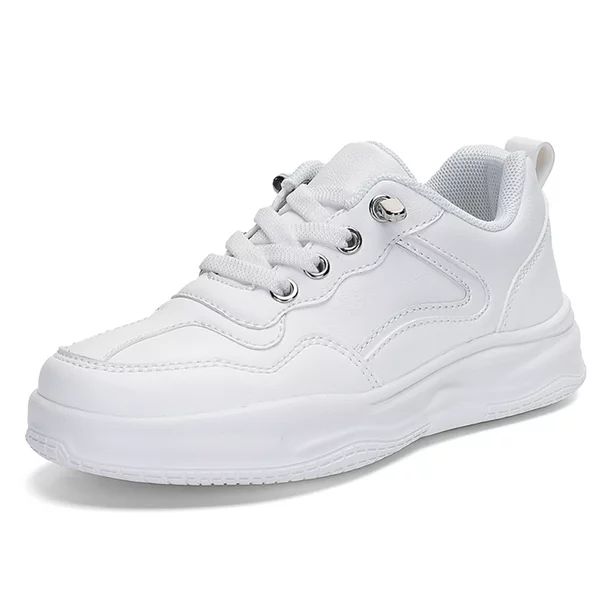 Eashi Boys Girls White Sneakers High Top Walking Shoes (Toddler Little Big Kid) - Walmart.com | Walmart (US)