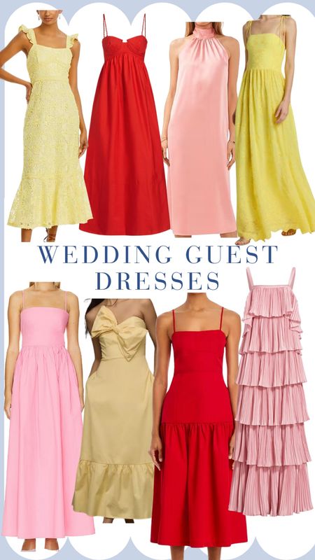 Wedding guest dresses for spring and summer! Love all of these picks and tried to keep them all at a good price point!

// summer wedding guest, spring wedding guest, floral midi dress, summer long dresses, girly style, cocktail and formal wedding dress, garden party wedding guest dress

#LTKfindsunder100 #LTKwedding #LTKSeasonal