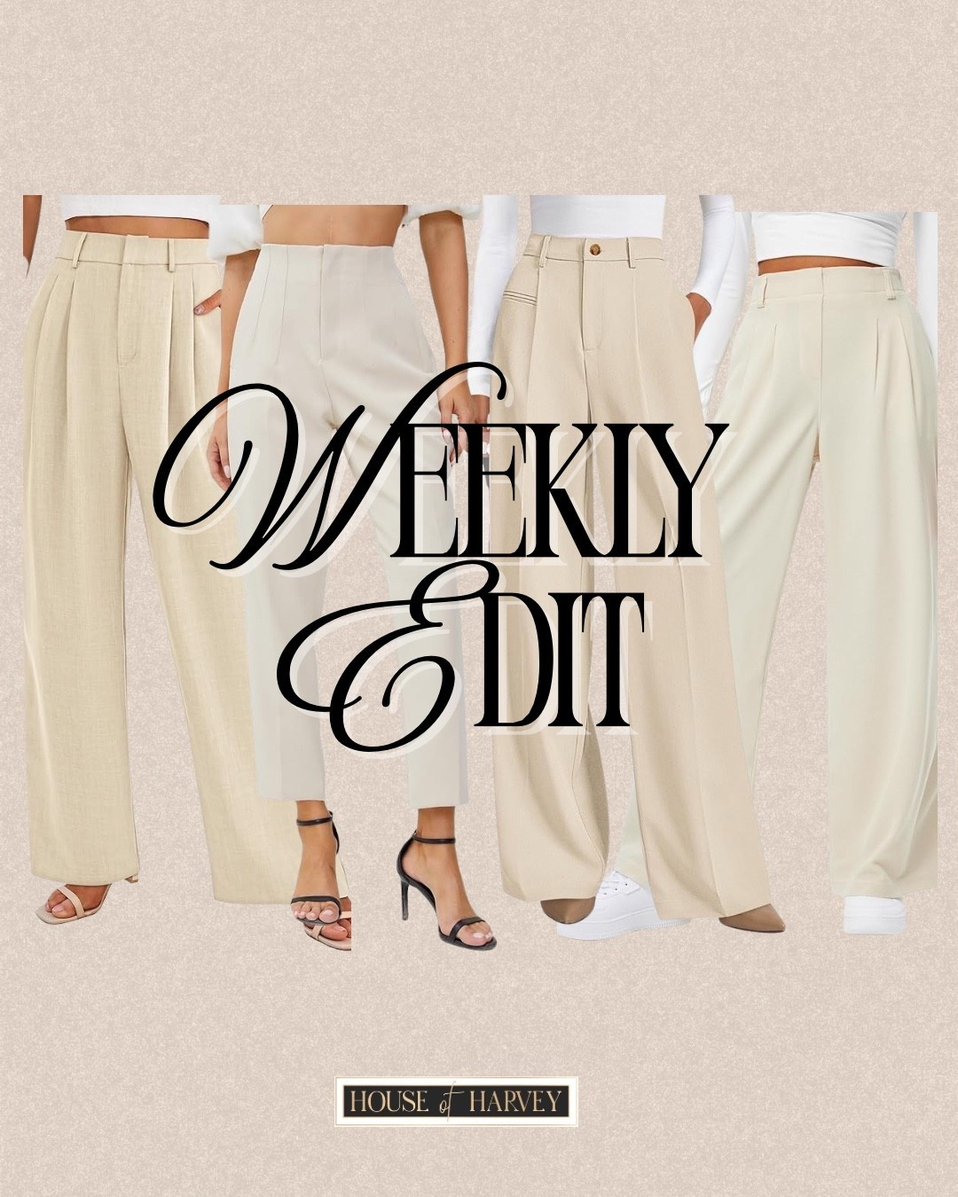 WEEKLY EDIT- this week it's all about timeless neutrals styled with purpose-camel knits, ivory trousers, crisp button-downs, and tailored layers. This week is about looking put together while leaning into calm, intentional routines: morning coffee rituals, tidy spaces, simple meals, and outfits that make everyday life feel elevated. I found the best pieces all from Amazon and under $100! These ivory trousers are so chic! All linked⬆️

#Itkcreator #Itkfinds #Itkwatchnow #Itkstyletip #amazon #amazonfinds #chic #trousers 

#LTKootd #LTKSeasonal #LTKOver40