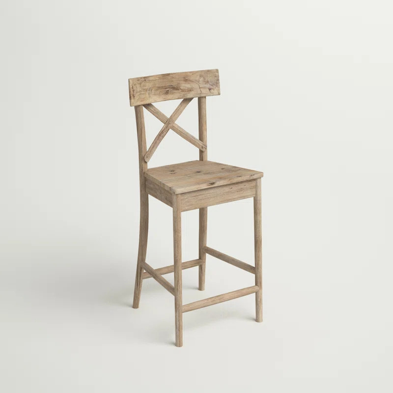 Eugley Solid Wood Bar & Counter Stool | Wayfair North America