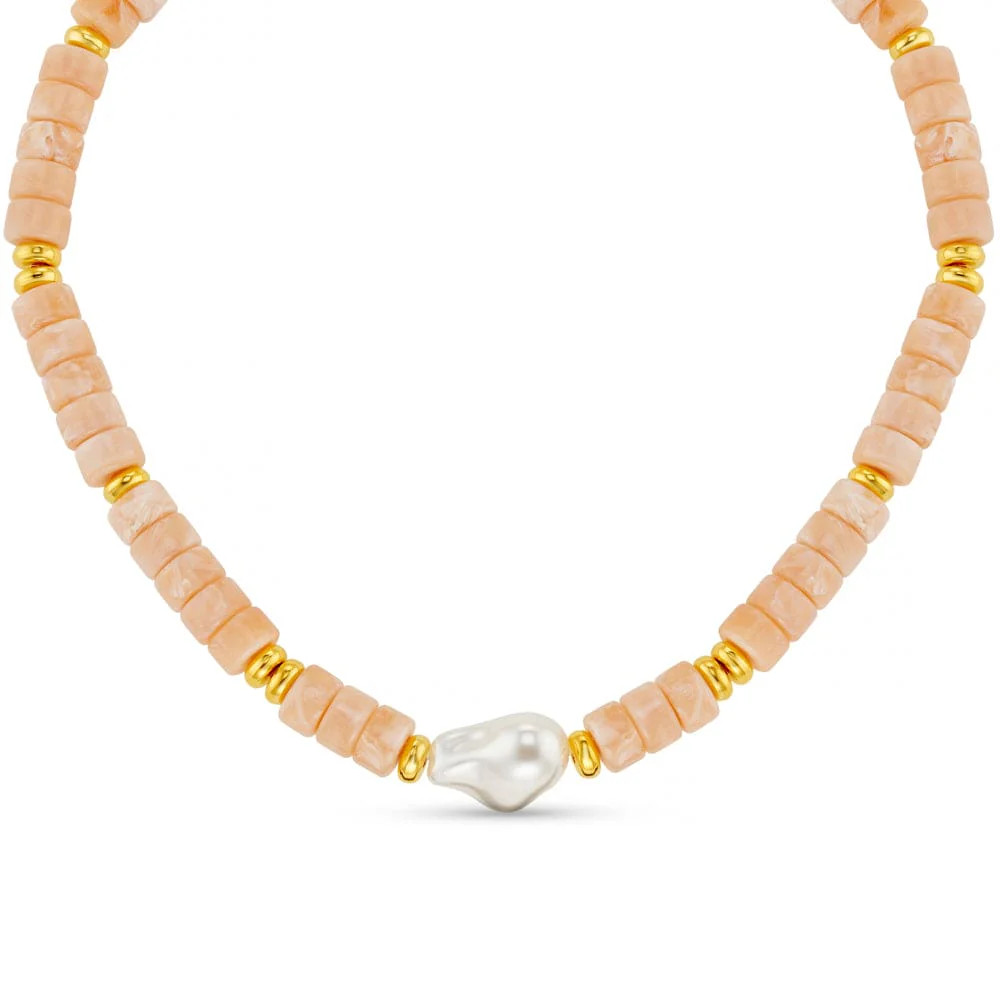 Statement Pearl & Bead Necklace | Orelia