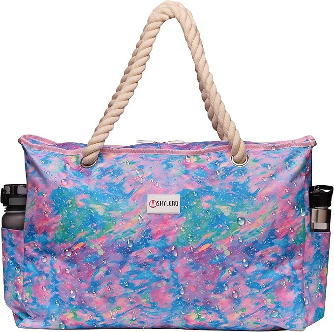 SHYLERO Beach Bag and Pool Bag. Has Airtight Pouch, Ton of Pockets. Beach Tote is Zippered, Water... | Amazon (US)