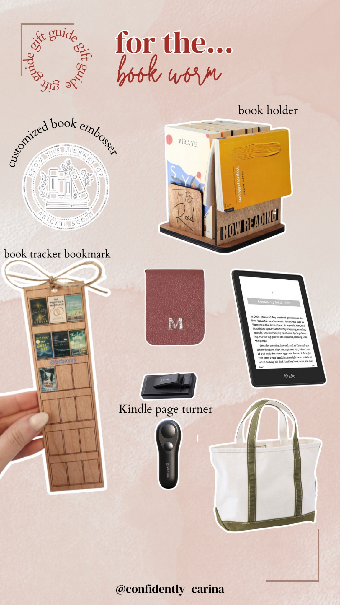 Christmas gift ideas for the book lover in your life 📖📚

Gift guide, gift ideas, Christmas gift ideas, Christmas gifts for book lovers 

#LTKGiftGuide #LTKHoliday #LTKSeasonal