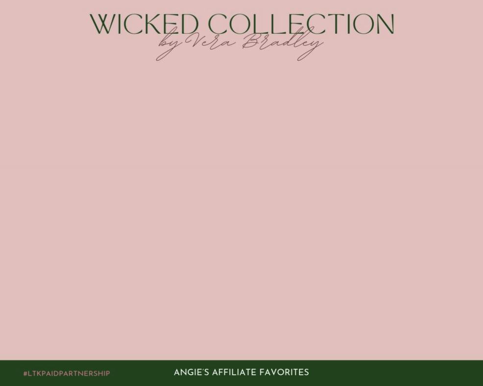 I love Vera Bradley, and I love this collection! If you are a Wicked fan, this collection is just for you! #ad #paidpartnership #earnscommission #wicked #wickedmovie2024 #wickedverabradley #verabradley  

 #LTKGiftGuide #LTKItBag