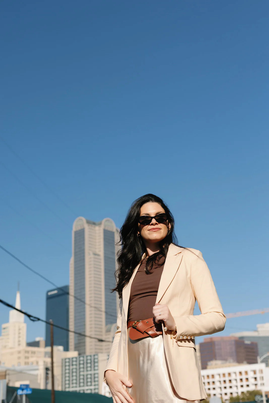 The "I'll Have What She's Having" Cream Boyfriend PWR WMN Women's Blazer | Women's Workwear | PWR WMN LLC