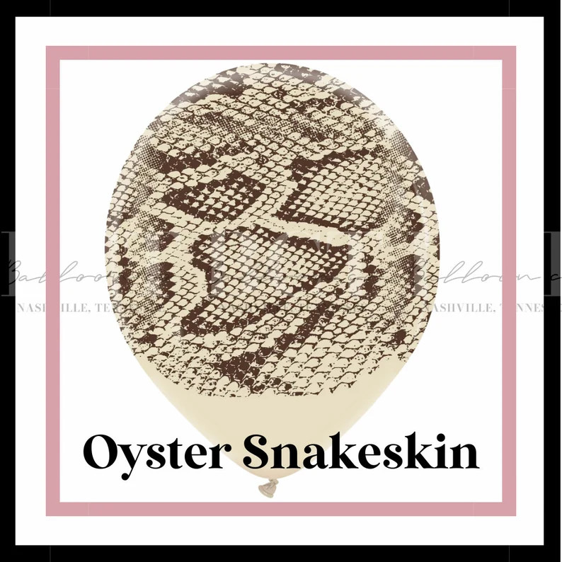 BCT BALLOONS "SNAKESKIN" - Snakeskin Balloons, Animal Texture Balloons, Desert Balloons, 13" & 24... | Etsy (US)