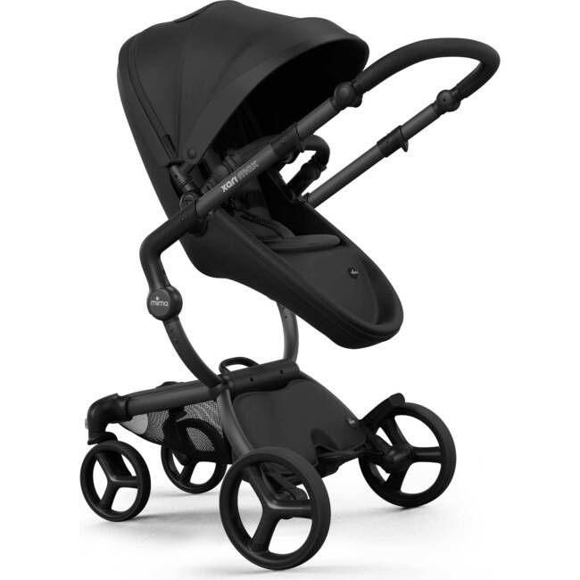 Single Strollers | Xari Max Stroller, Black / Black / Black | mima | Maisonette | Maisonette