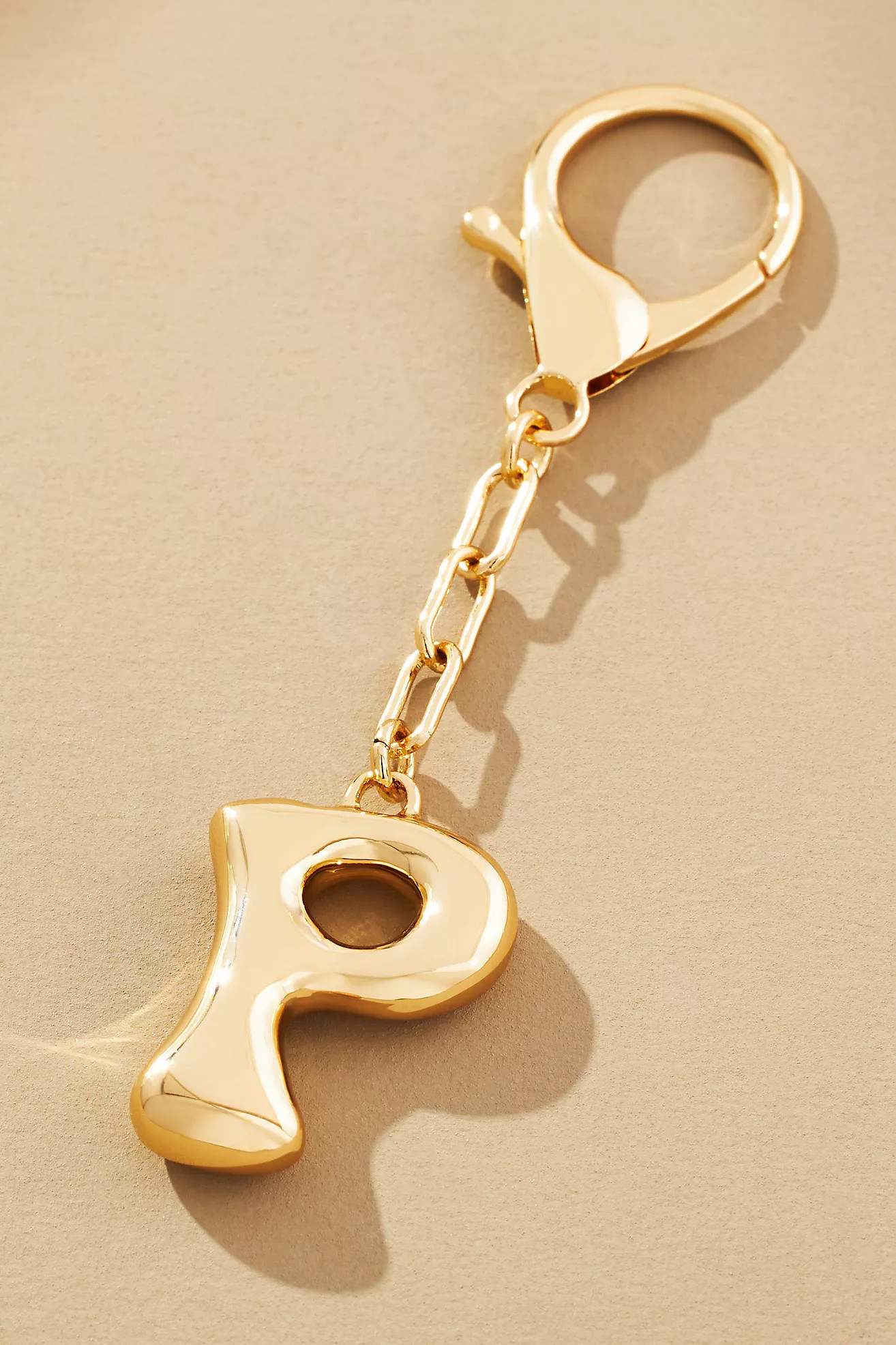 Bubble Letter Monogram Bag Charm | Anthropologie (US)