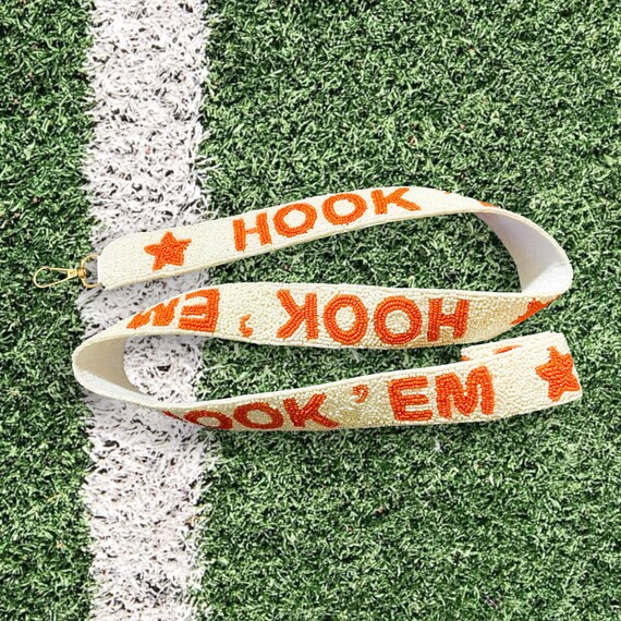 Hook em Horns / Univ of Texas / Game Day / Beaded Guitar - Etsy | Etsy (US)