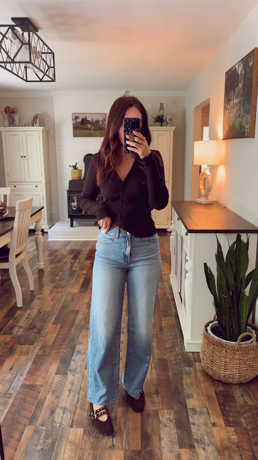 Wearing a small top and my regular size 27” for the jeans 

Fall jeans | emmer | emmer outfits | casual style 

#LTKSeasonal #LTKFallSale #LTKStyleTip