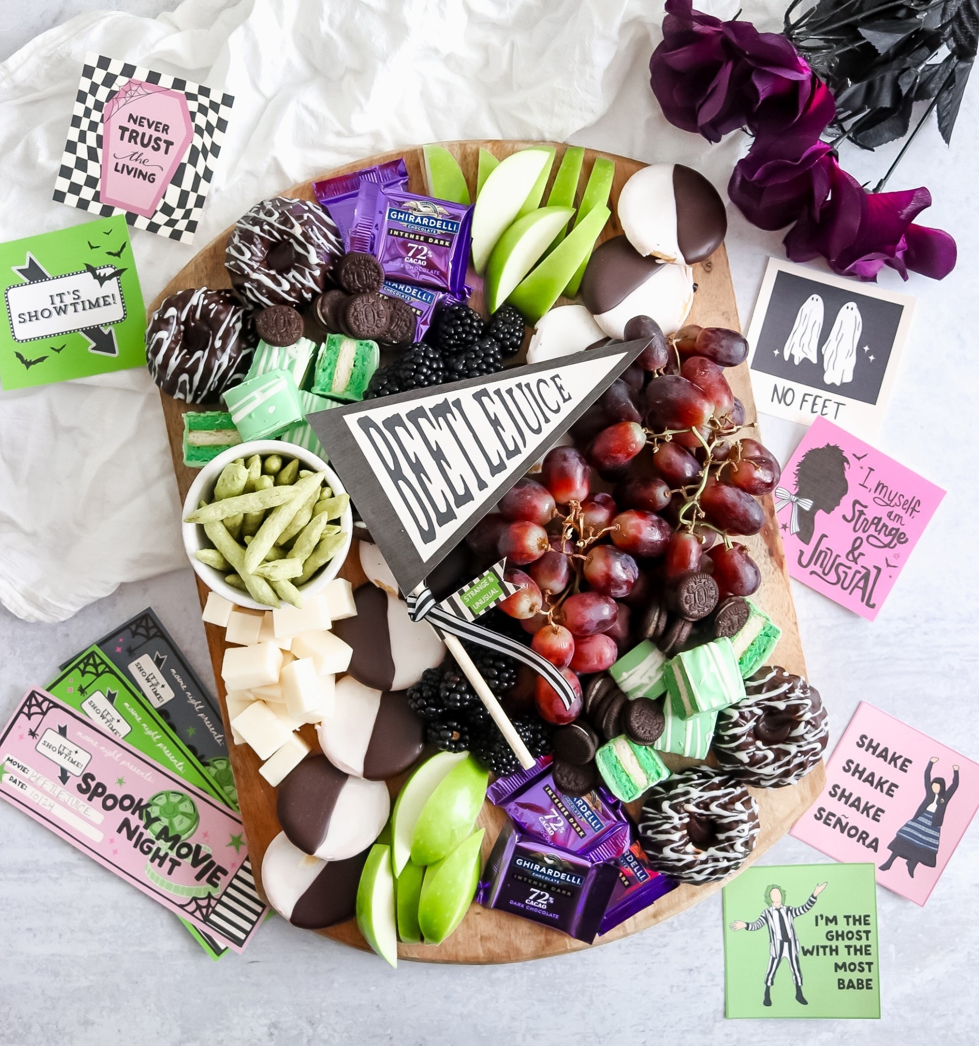 Beetlejuice Movie Night Printables 

Halloween movie / movie night / the letter vee 

#LTKFamily #LTKParties #LTKHalloween