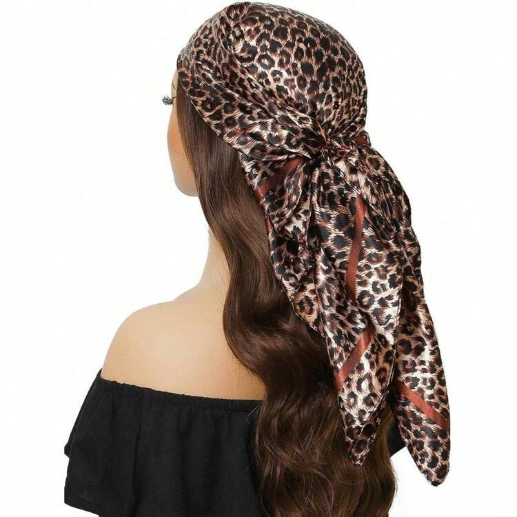 Leoprad silk scarf  | SHEIN