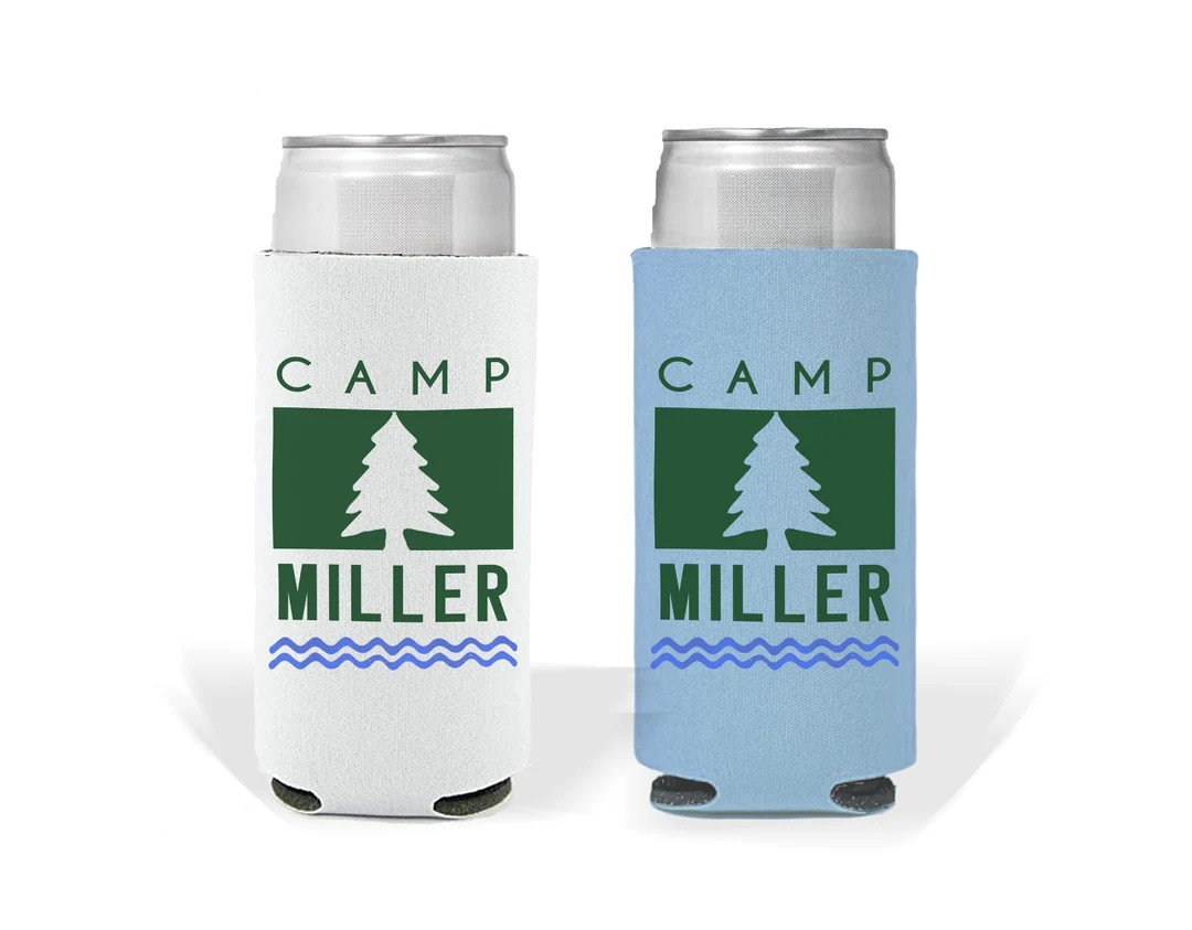 Bachelorette Slim Can Holder. Reusable Can Cooler. Customizable Camp Parent Trap Theme Bacheloret... | Etsy (US)
