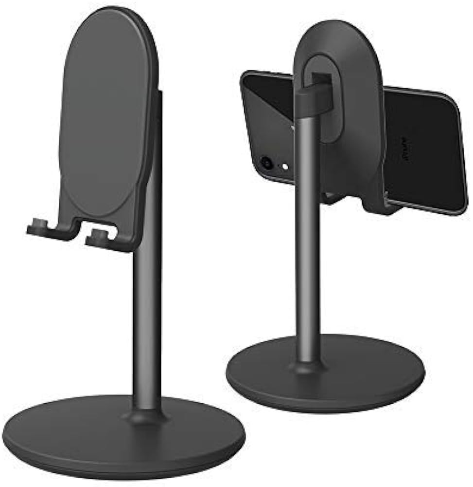 Bright Stone Phone Stand for Desk, Adjustable Cell Phone Holder for Desk, Compatible with 4"-12.9... | Amazon (US)