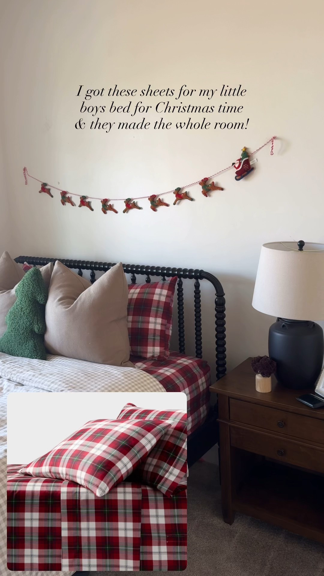 40% off bedsheets at Target! Grabbed this cute plaid pair for my little boys room for Christmas time!

#LTKHoliday #LTKSaleAlert #LTKHome