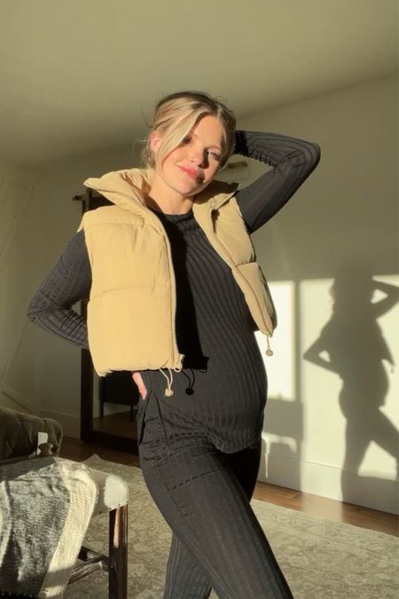 Amazon maternity set and puffer vest! 

Maternity fashion | amazon fashion | winter fashion 

#LTKbump #LTKstyletip #LTKSeasonal