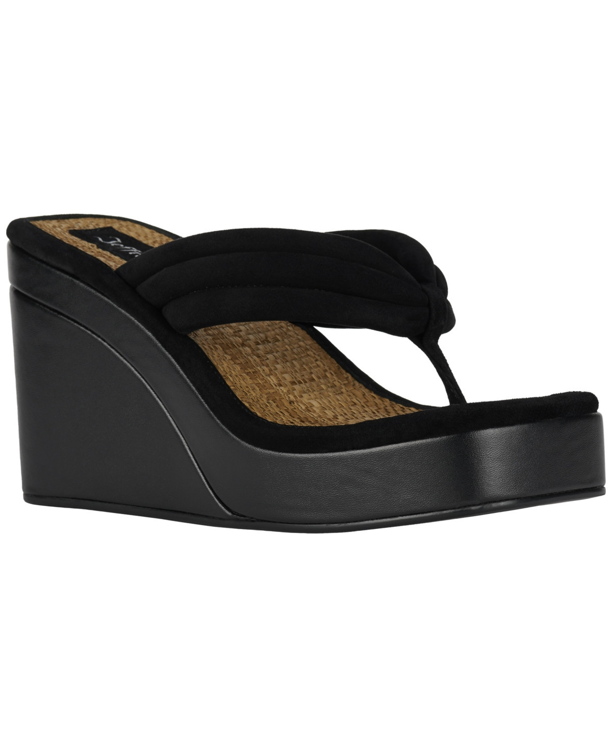 Jeffrey Campbell Women's Platform Wedge Sandals - Black | Macy's