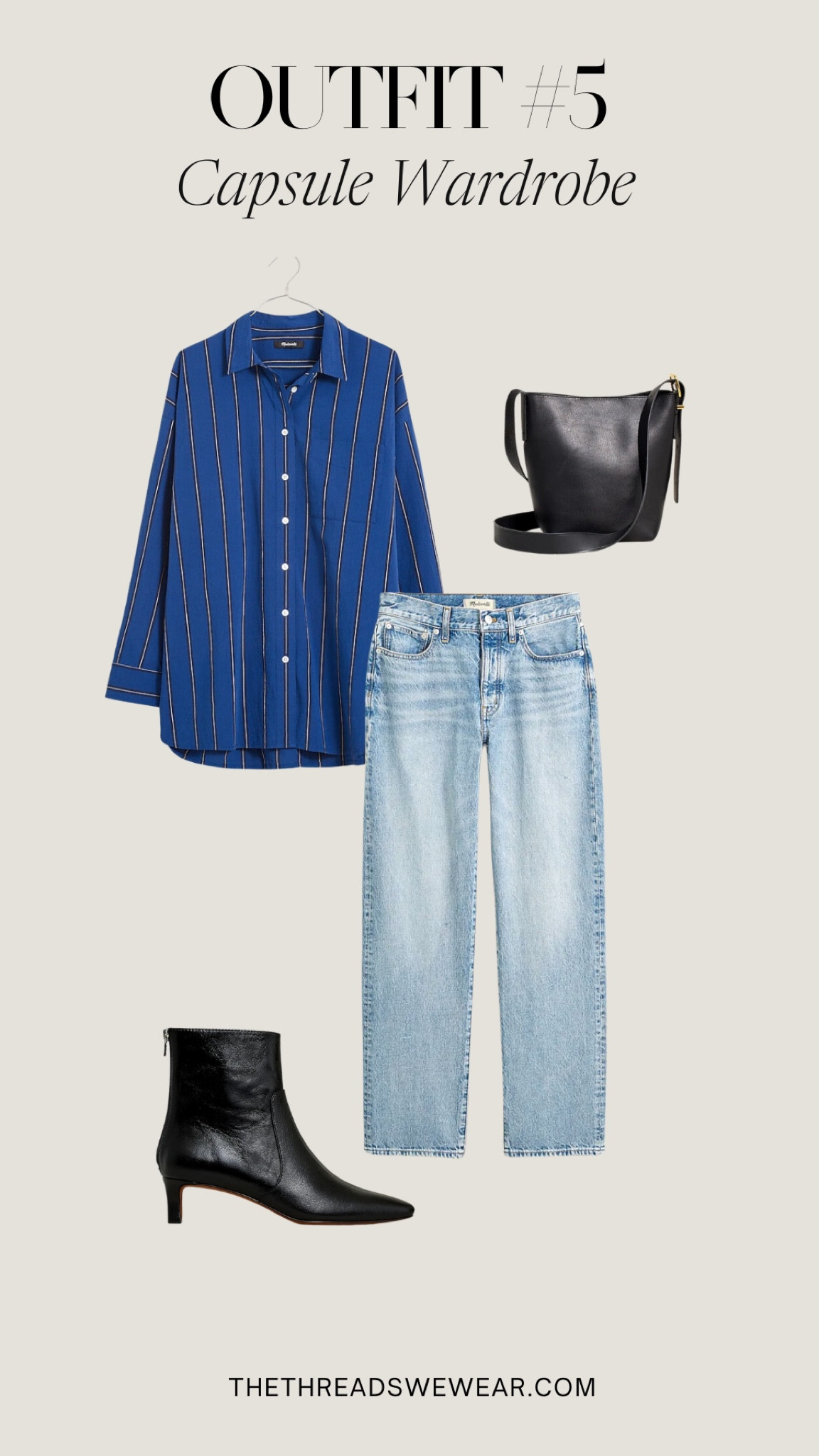 Outfit #5: Madewell 12 piece capsule 
20% off below

#LTKxMadewell #LTKstyletip #LTKsalealert