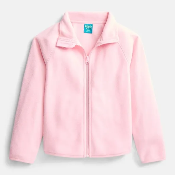 Wonder Nation Girls Microfleece Full Zip Jacket, Pink product image from the verified GPgrows LTK collection