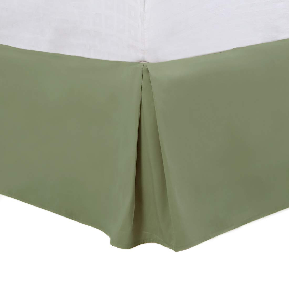 PiccoCasa Full Size Pleated Bed Skirt, Bed Frame and Box Spring Cover - 16 Inch Tailored Drop Dus... | Amazon (US)