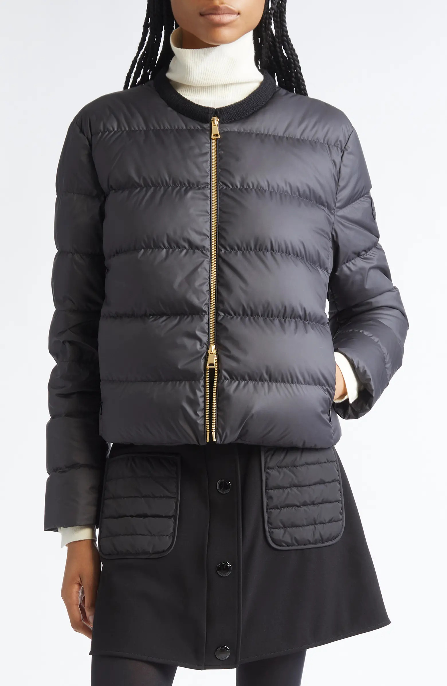 Mauvezin Mixed Media Down Puffer Jacket | Nordstrom