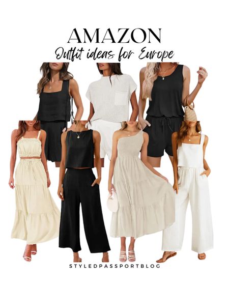 Outfit ideas for a vacation in Europe 🖤


#amazonfashion #amazonfinds #over40style #vacationoutfit #dress #summerstyle #pinterestoutfit #founditonamazon #outfitideas #outfits #summerdresses affordablestyle #vacationstyle #europeoutfits #packwithme

#LTKSeasonal #LTKfindsunder50 #LTKstyletip