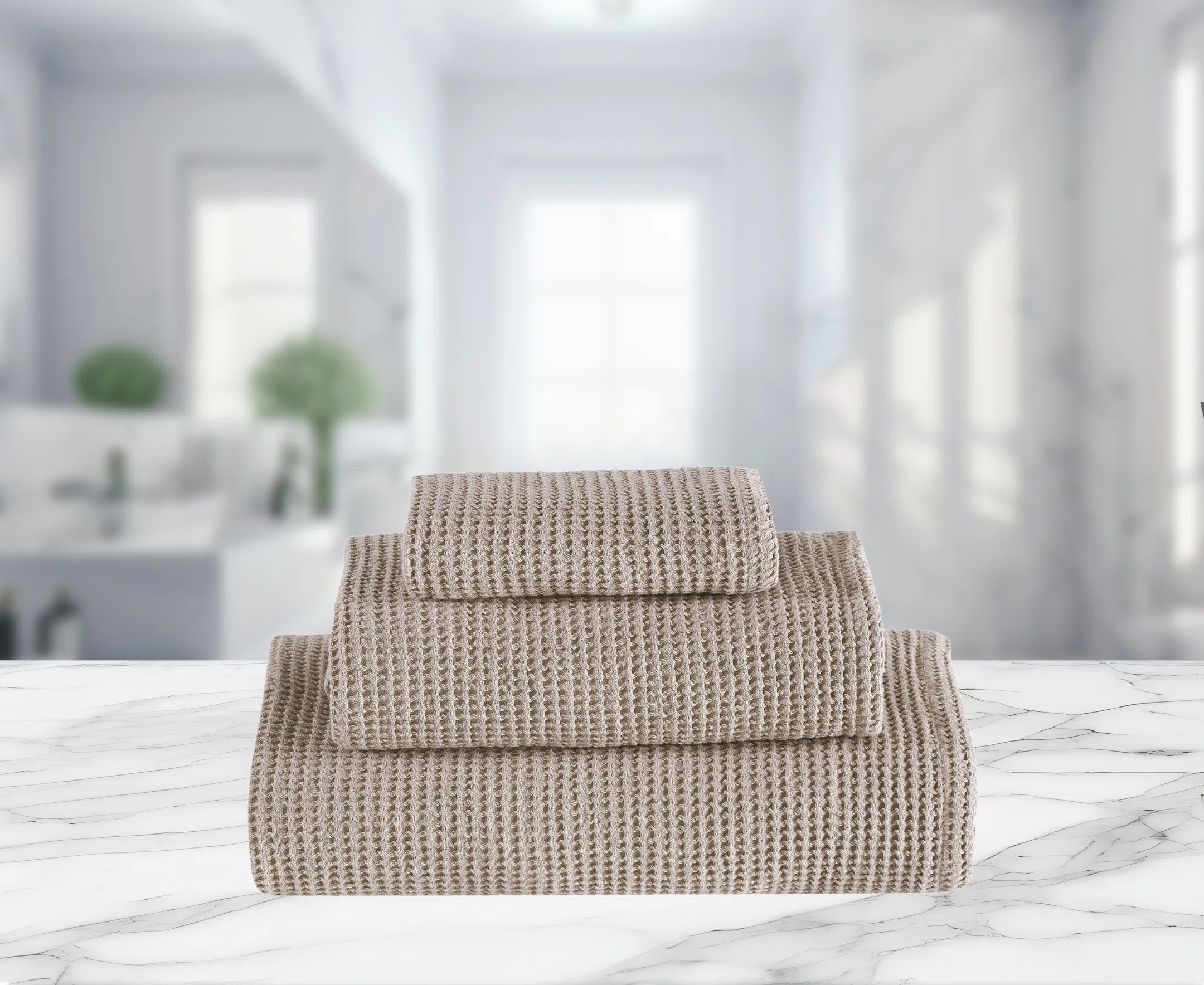 Mosche Turkish Cotton Waffle Mulit-Size Set (Set of 3) | Wayfair North America