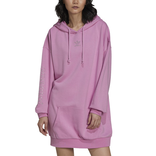 adidas Womens adidas Hoodie Dress - Womens Orchid/Orchid Size L | Foot Locker (US)