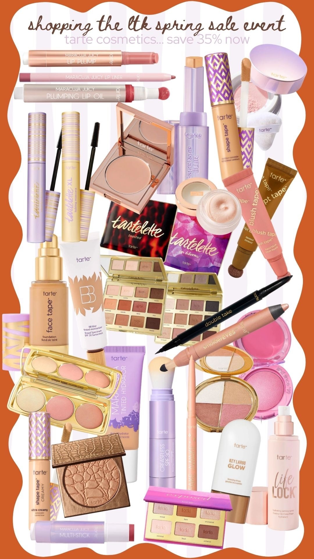 35% off tarte cosmetics!! 

#LTKSaleAlert #LTKSpringSale