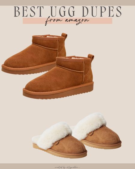 Best dupes for Ugg classic minis and slippers!

#LTKGiftGuide #LTKunder50
