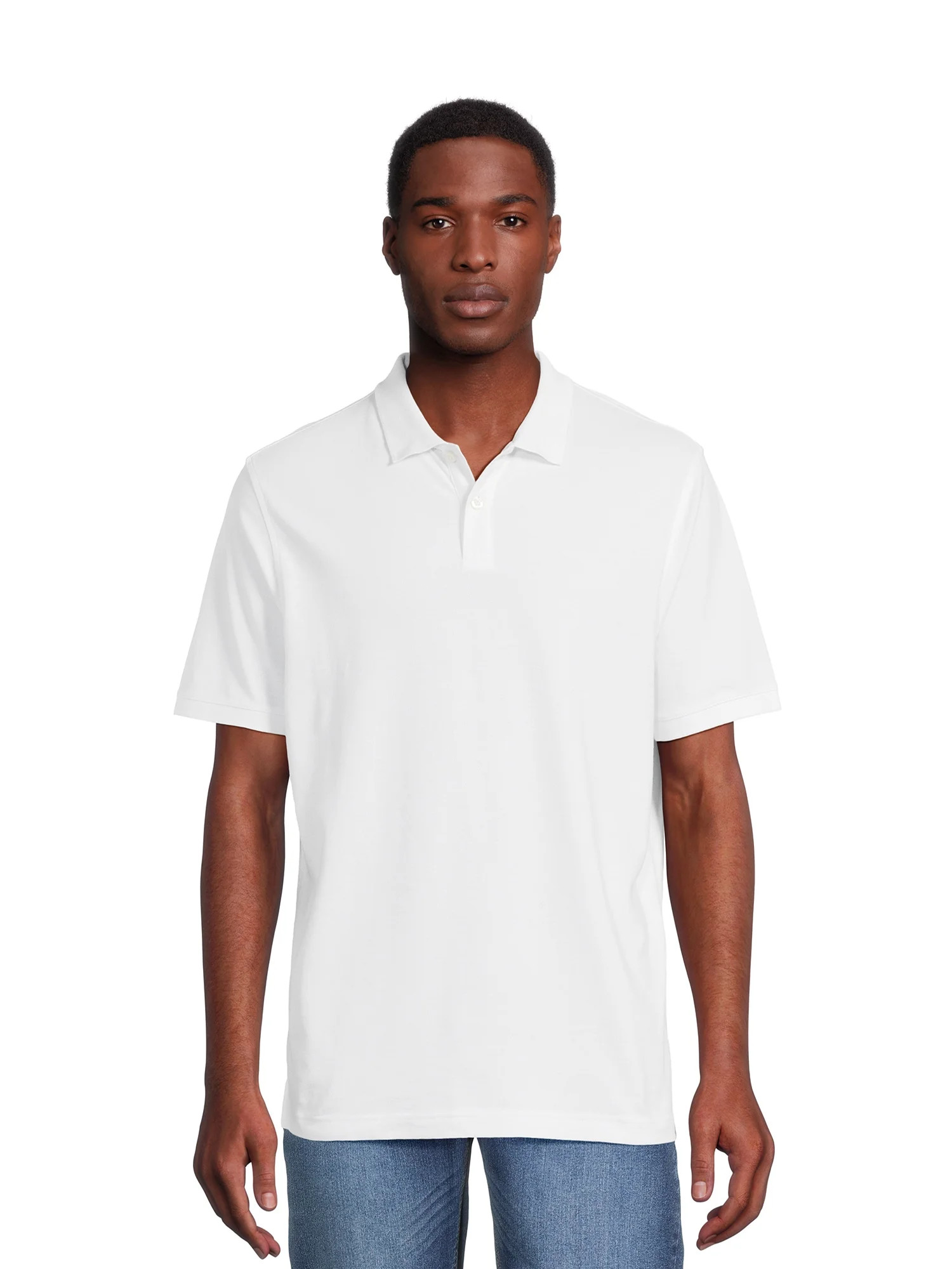 George Men's and Big Men's Pique Polo Shirt with Short Sleeves, Sizes XS-3XL | Walmart (US)