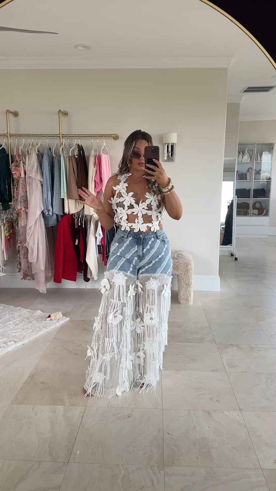 Festival outfits for Coachella, stagecoach, a country concert, a rap concert and more! I’m 5’3 and 170 LBS for reference. I’m wearing a medium, and the tops in an XL in the bottoms. I’m wearing a large and the burgundy shaping swimsuit.

#LTKFestival #LTKootd #LTKMidsize